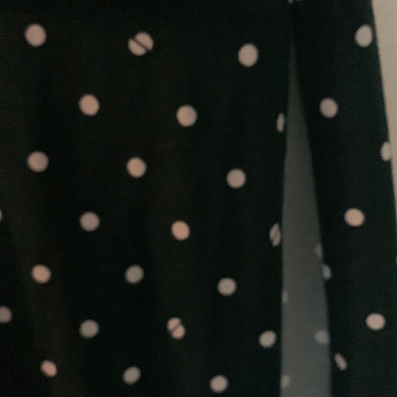 Navy Blue & White Polka Dot LuLaRoe Joy Duster Vest - NWT XS - Picture 3 of 8